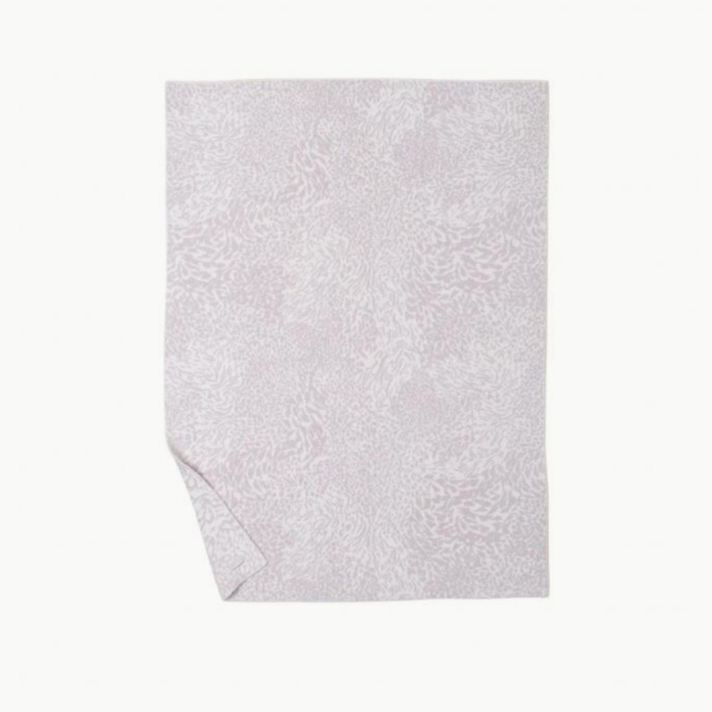 Barefoot Dreams CozyChic Wilderness Blanket in Cream/Stone - Picture 2 of 5